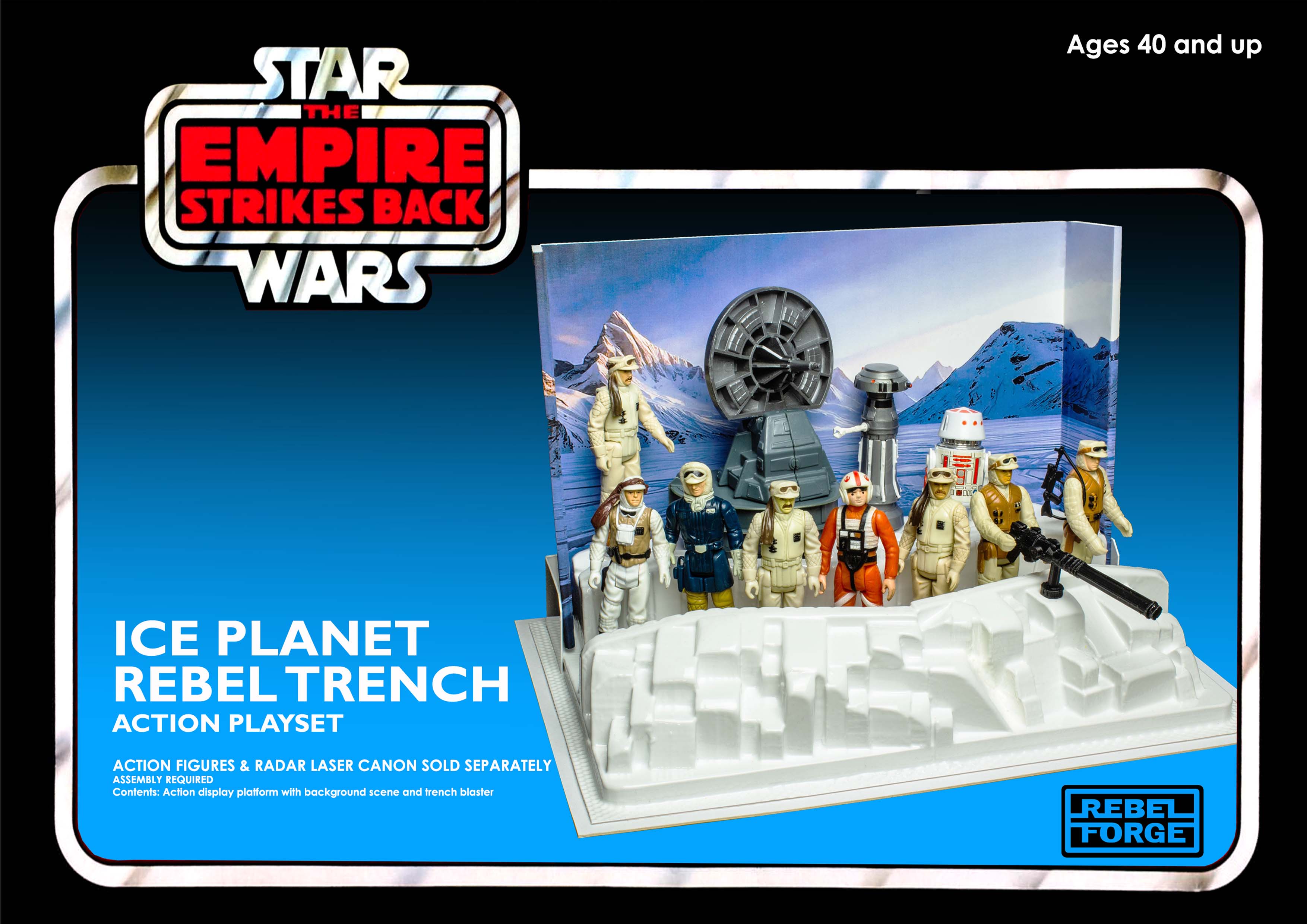 Ice Planet Rebel Trench Play-Set box front
